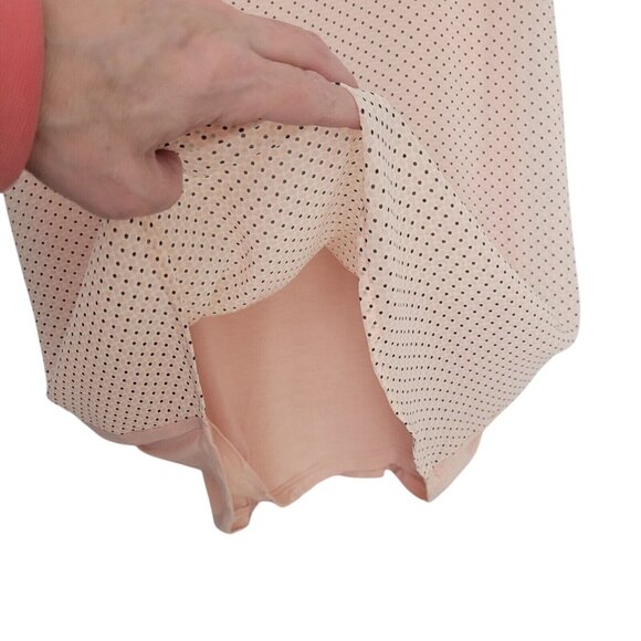 Ann Taylor Factory Sleeveless Pullover Top Womens Size M Pink Polka Dots Lined - Picture 4 of 6